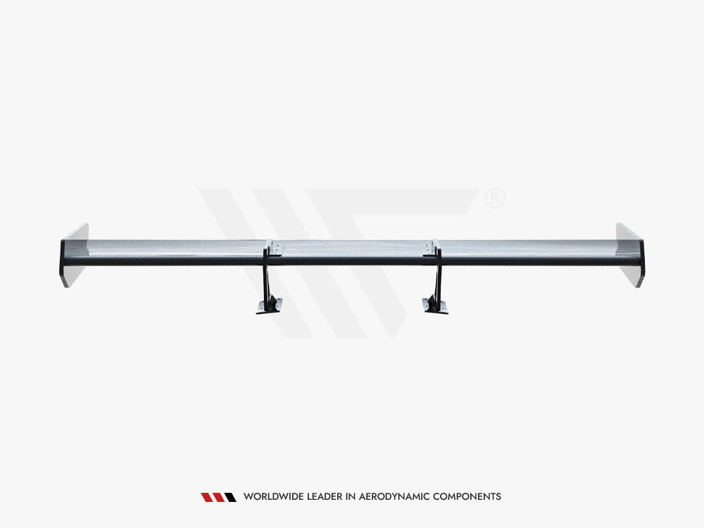Carbon Spoiler With Upper Swan Mounting + LED compatible with Toyota Supra Mk5