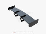 Carbon Spoiler With Upper Swan Mounting + LED compatible with Toyota Supra Mk5