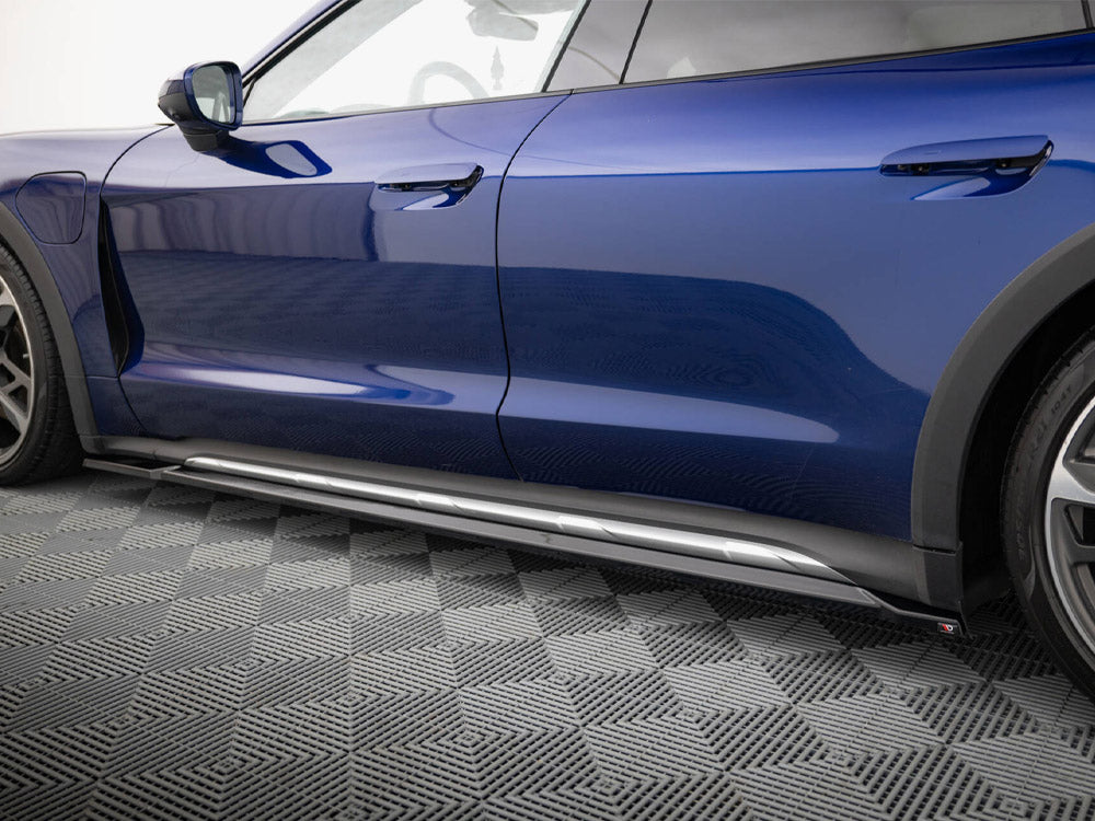 Side Skirts Diffusers compatible with Porsche Taycan Cross Turismo 4S