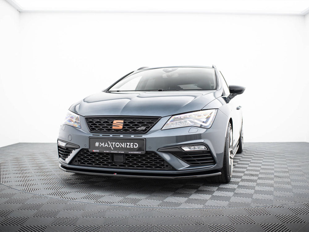 Front Splitter V.1 compatible with SEAT Leon Cupra / FR Mk3 FL