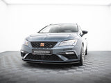 Front Splitter V.1 compatible with SEAT Leon Cupra / FR Mk3 FL