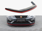 Front Splitter V.3 compatible with SEAT Leon Cupra / FR Mk3 FL