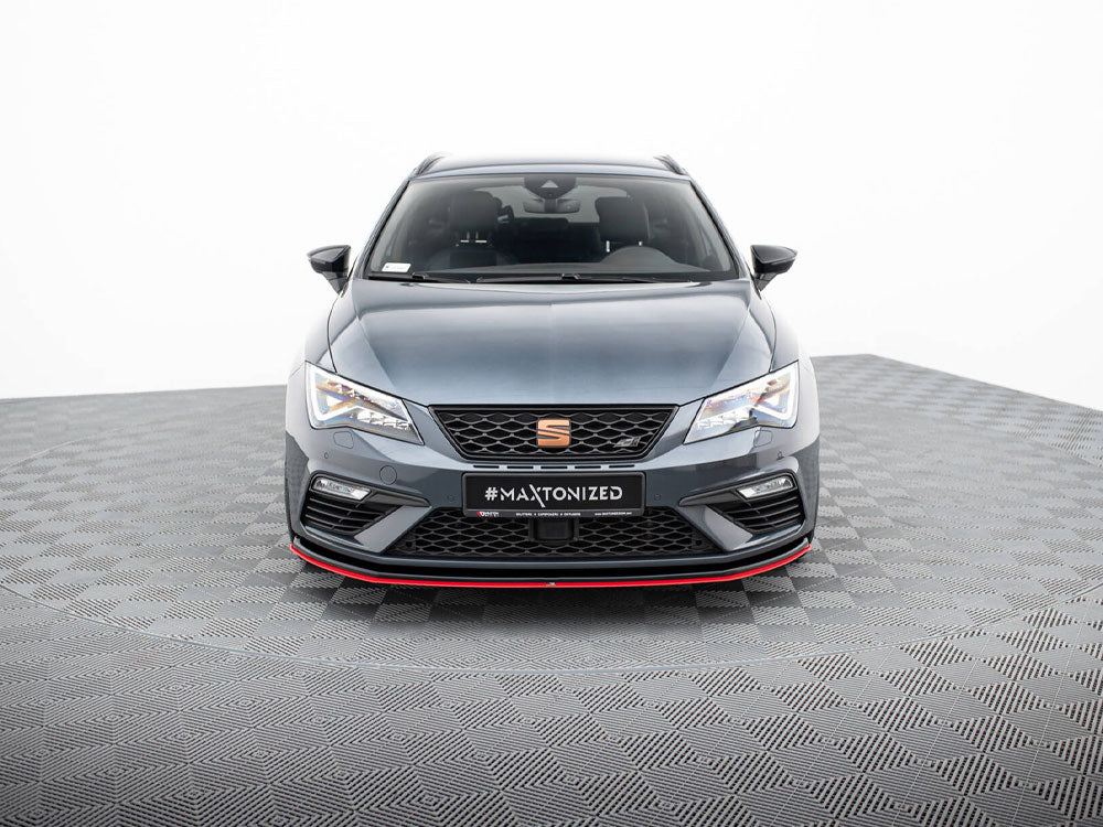 Front Splitter V.3 compatible with SEAT Leon Cupra / FR Mk3 FL