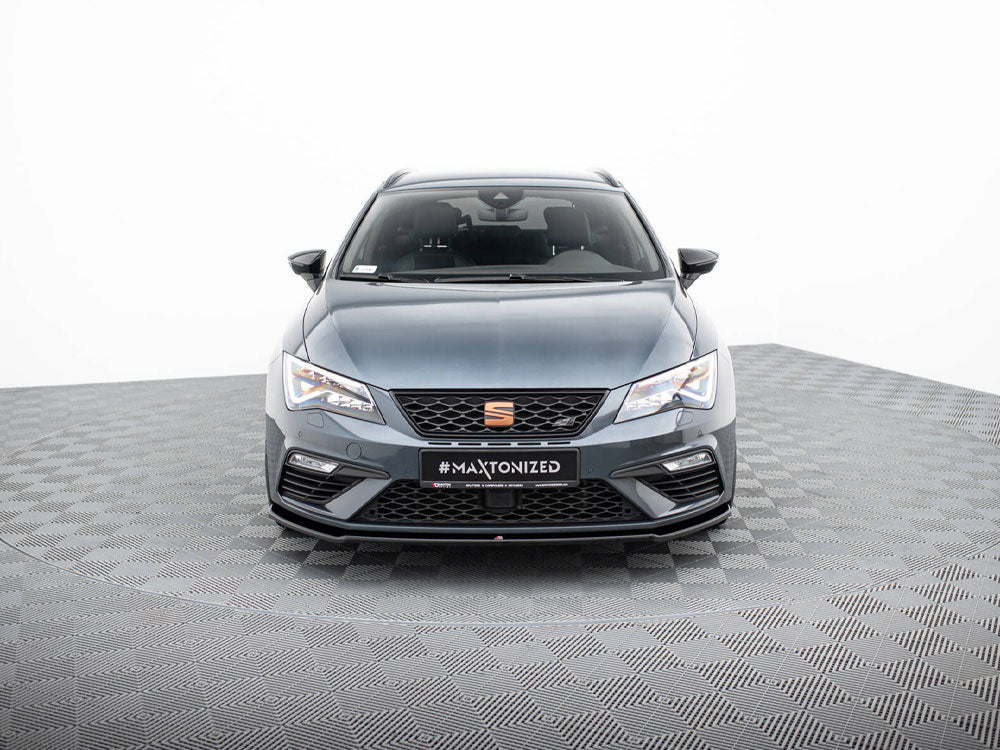 Front Splitter V.2 compatible with SEAT Leon Cupra / FR Mk3 FL