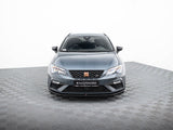 Front Splitter V.4 compatible with SEAT Leon Cupra / FR Mk3 FL