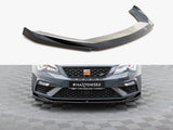 Front Splitter V.5 compatible with SEAT Leon Cupra / FR Mk3 FL