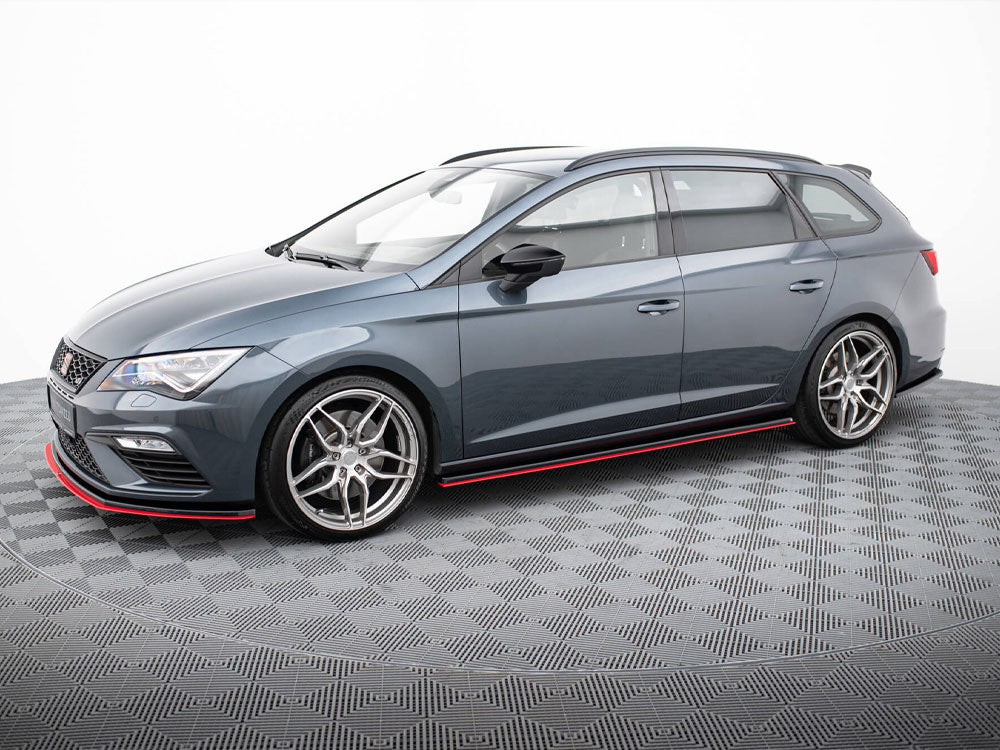 Side Skirts Diffusers V.3 compatible with SEAT Leon Mk3 Cupra / FR Facelift