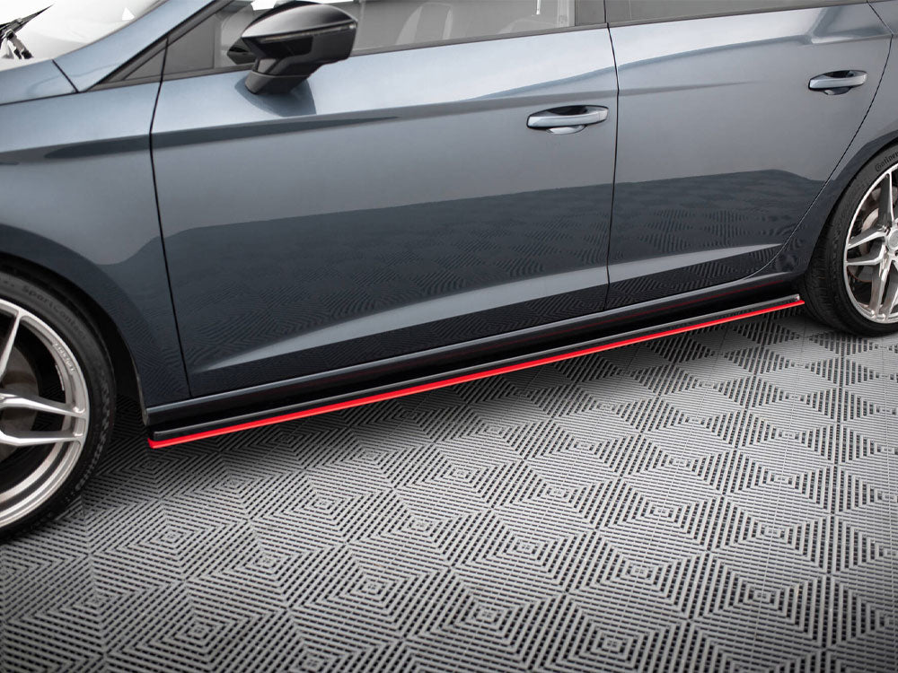 Side Skirts Diffusers V.3 compatible with SEAT Leon Mk3 Cupra / FR Facelift