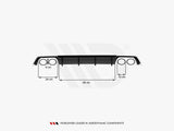 Rear Valance V.3 compatible with SEAT Leon Cupra ST Mk3 FL