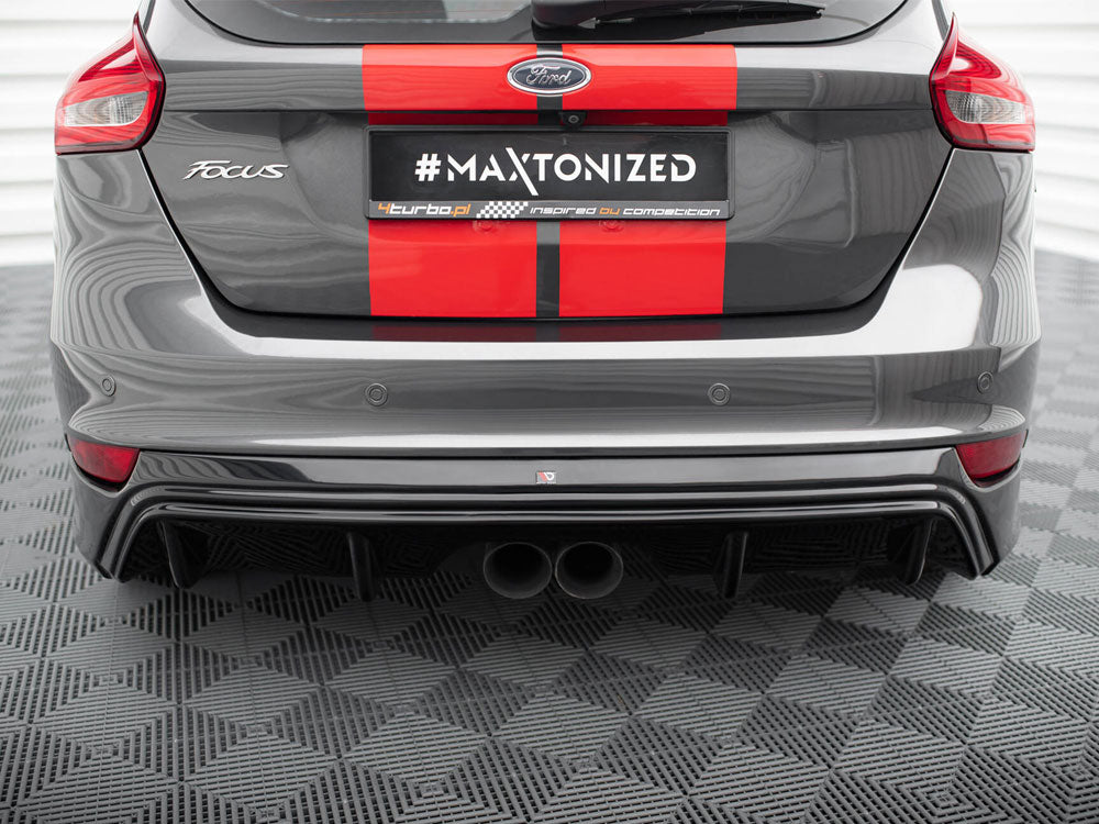 Rear Valance compatible with Ford Focus ST Mk3 FL (RS-Look)