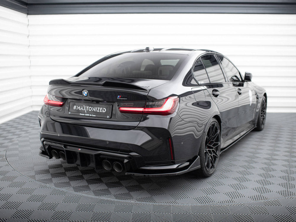 Rear Side Splitters V.6 CSL Look (For Rear Valance V.1) compatible with BMW M3 G80