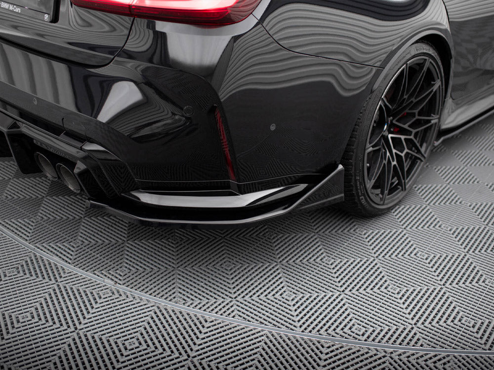 Rear Side Splitters V.6 CSL Look (For Rear Valance V.1) compatible with BMW M3 G80