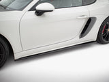Side Skirt Diffusers V.1 compatible with Porsche 718 Cayman GTS 982c / 718 Boxster GTS 982