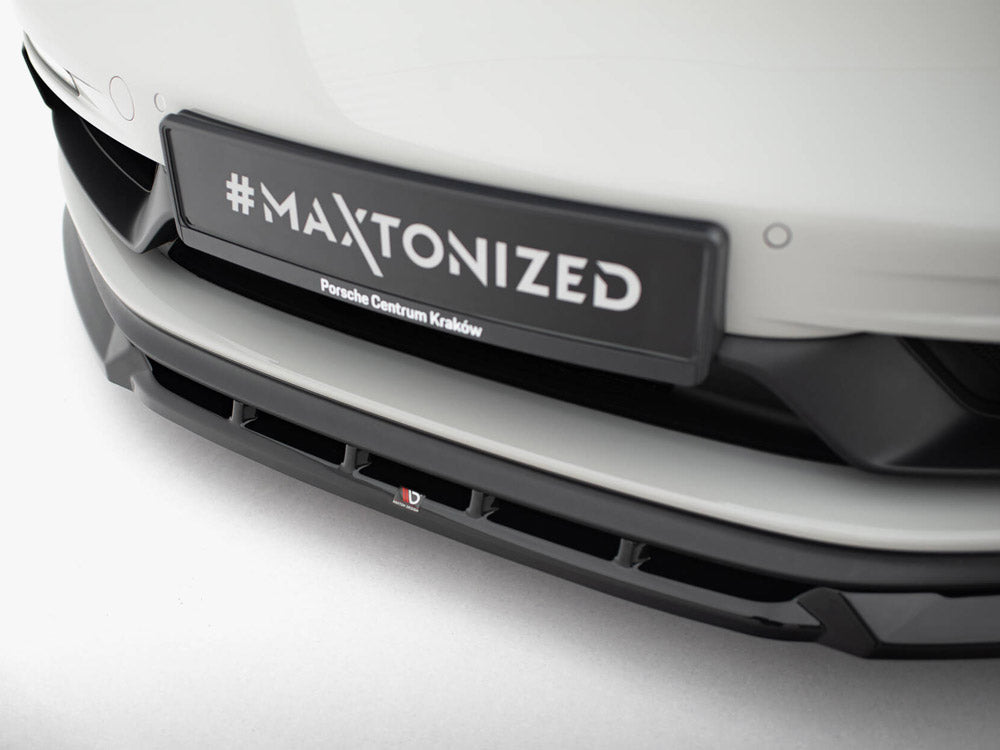 Front Splitter V.2 compatible with Porsche 718 Cayman GTS 982c / 718 Boxster GTS 982