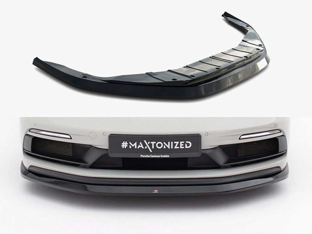 Front Splitter V.1 compatible with Porsche 718 Cayman GTS 982c / 718 Boxster GTS 982