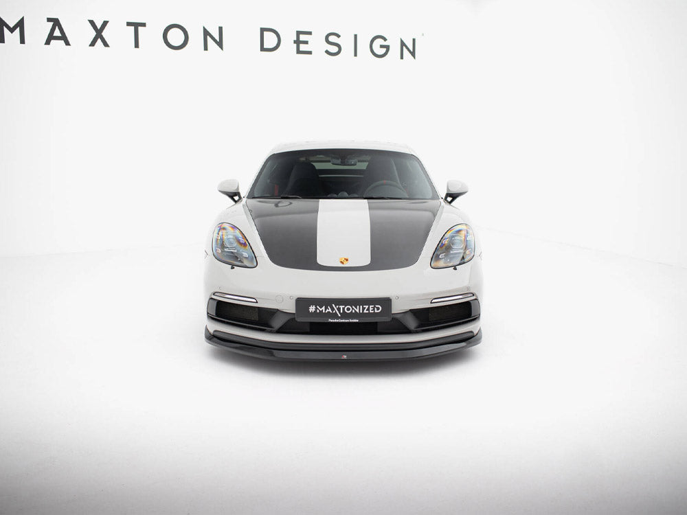 Front Splitter V.1 compatible with Porsche 718 Cayman GTS 982c / 718 Boxster GTS 982