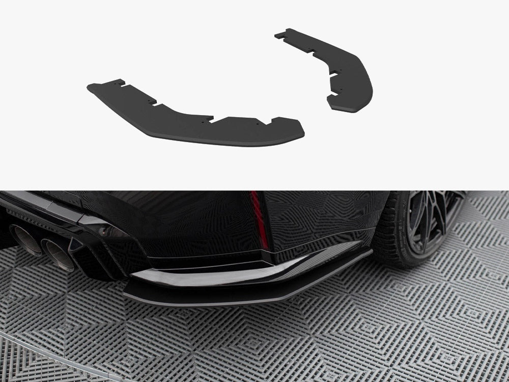 Street PRO Rear Side Splitters V.2 compatible with BMW M3 Sedan / Touring G80 / G81
