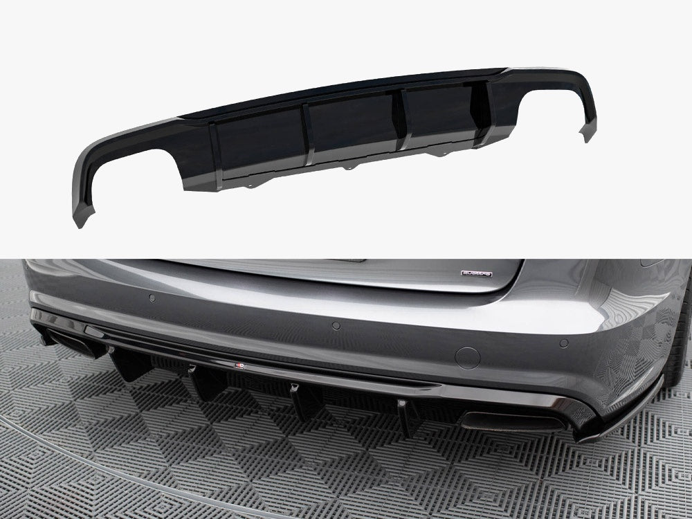 Rear Valance V.2 compatible with Audi A6 / A6 C7 S Line / S6 C7 Facelift