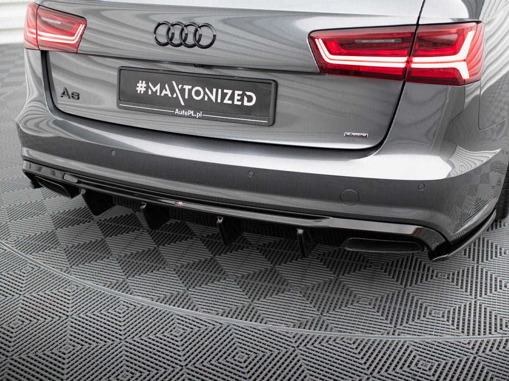 Rear Valance V.2 compatible with Audi A6 / A6 C7 S Line / S6 C7 Facelift