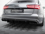 Rear Valance V.2 compatible with Audi A6 / A6 C7 S Line / S6 C7 Facelift