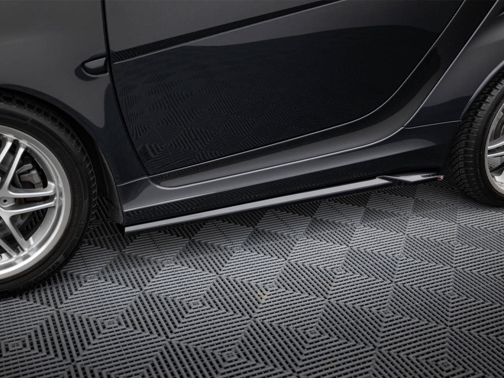 Side Skirts Diffusers compatible with BRABUS Smart Fortwo C451 Facelift