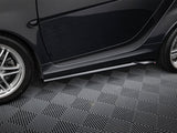 Side Skirts Diffusers compatible with BRABUS Smart Fortwo C451 Facelift