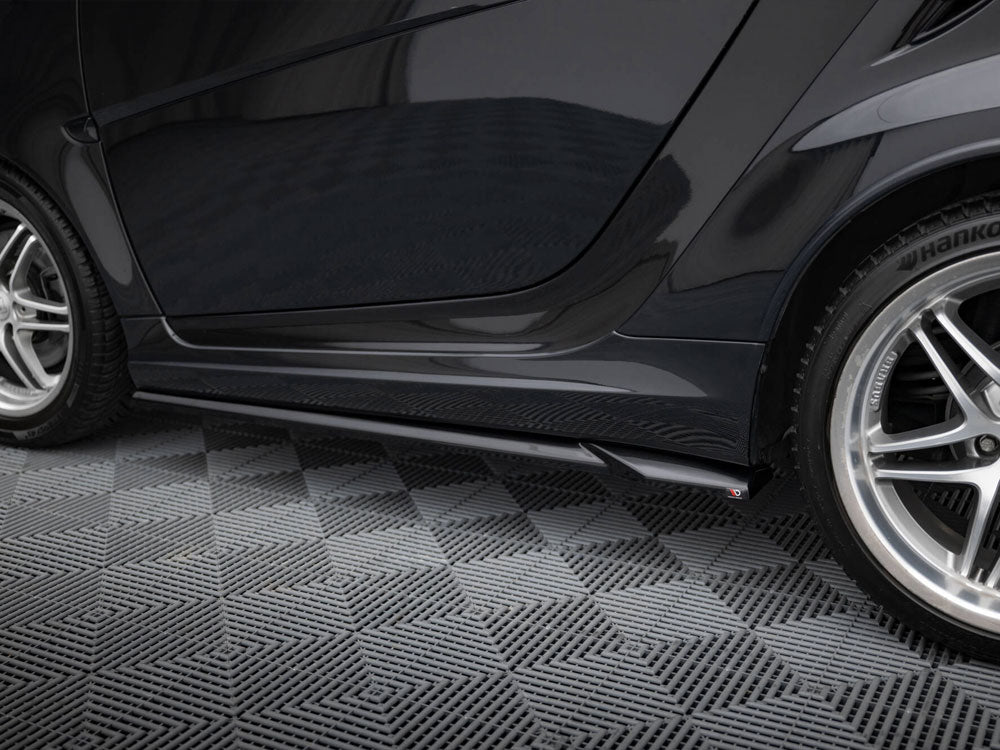 Side Skirts Diffusers compatible with BRABUS Smart Fortwo C451 Facelift