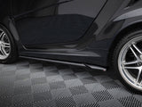Side Skirts Diffusers compatible with BRABUS Smart Fortwo C451 Facelift