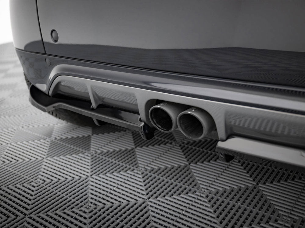 Rear Splitter (Vertical Bars) compatible with BRABUS Smart Fortwo C451 Facelift