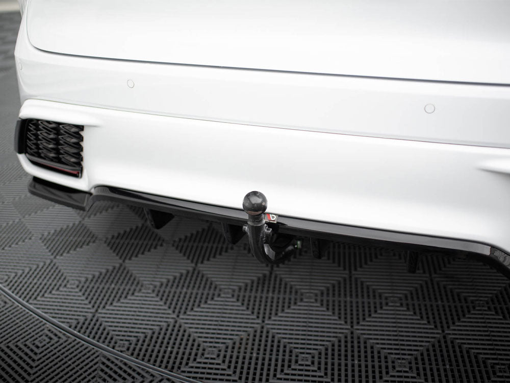 Rear Splitter (Vertical Bars) compatible with Lexus RX F Sport Mk5