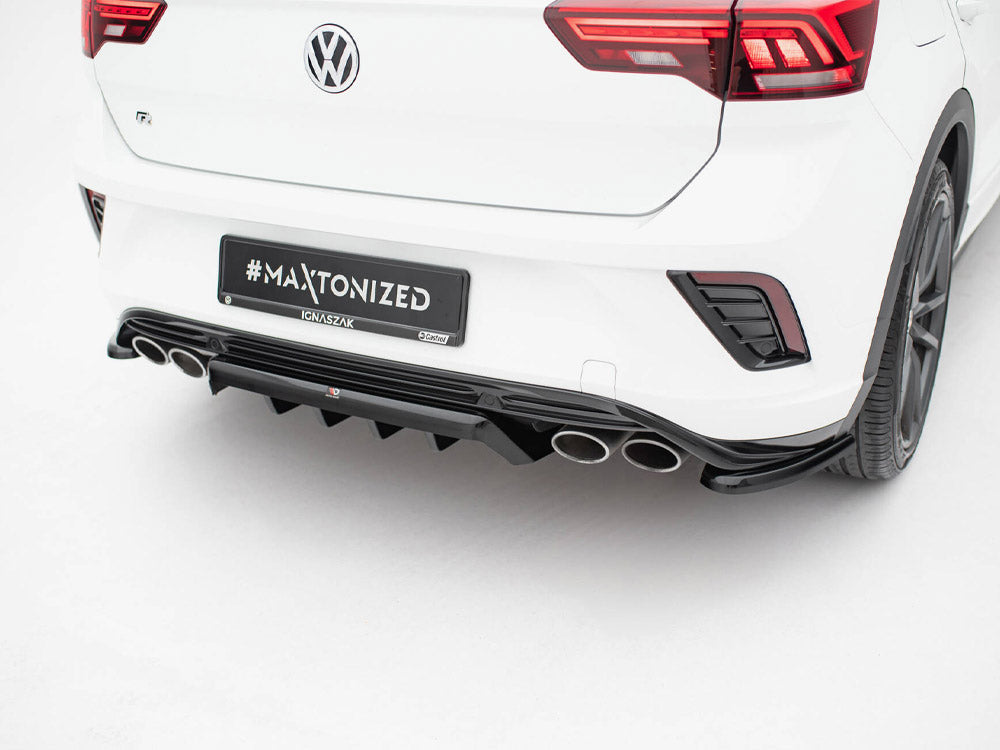Rear Splitter (Vertical Bars) compatible with Volkswagen T-Roc R Mk1