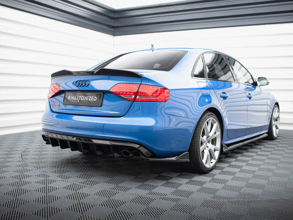 Rear Side Splitters V.2 compatible with Audi S4 Sedan B8