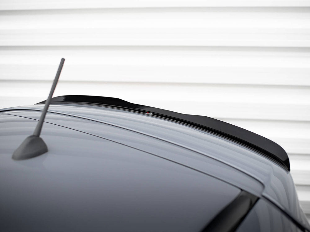 Spoiler CAP compatible with Ford Focus ST Mk3 Estate - Carbon Look