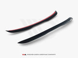 Spoiler CAP compatible with Ford Focus ST Mk3 Estate - Carbon Look