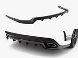 Rear Splitter (Vertical Bars) compatible with Mercedes-Benz CLA AMG Line C117