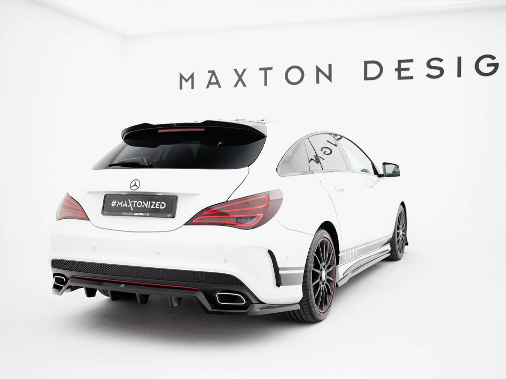 Rear Splitter (Vertical Bars) compatible with Mercedes-Benz CLA AMG Line C117