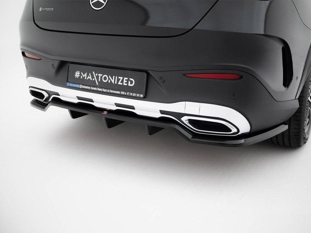 Rear Splitter (Vertical Bars) compatible with Mercedes-Benz GLC Coupe AMG Line C254