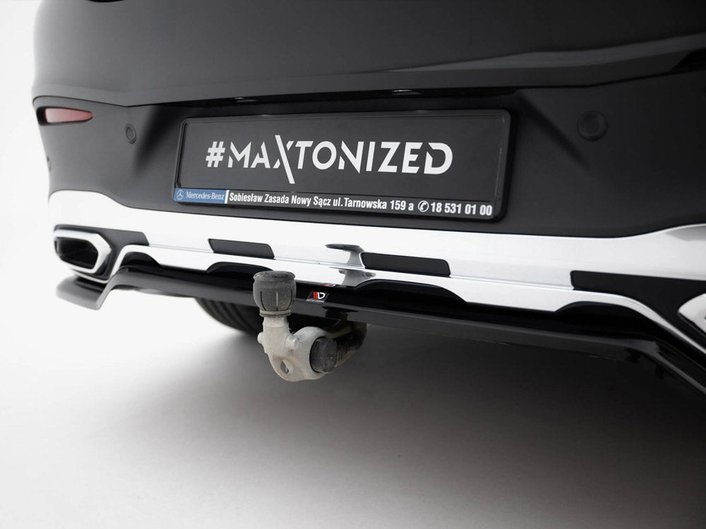 Rear Splitter (Vertical Bars) compatible with Mercedes-Benz GLC Coupe AMG Line C254
