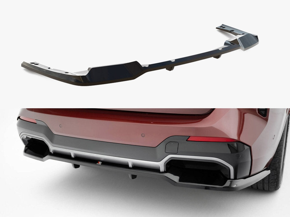 Rear Splitter (Vertical Bars) compatible with BMW iX3 M-Pack G08 Facelift