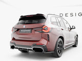 Rear Splitter (Vertical Bars) compatible with BMW iX3 M-Pack G08 Facelift