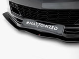 Front Splitter V.1 compatible with Chevrolet Corvette C7 - Carbon Look