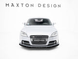 Street PRO Front Splitter + Flaps compatible with Audi TT S / TT S Line 8J Facelift