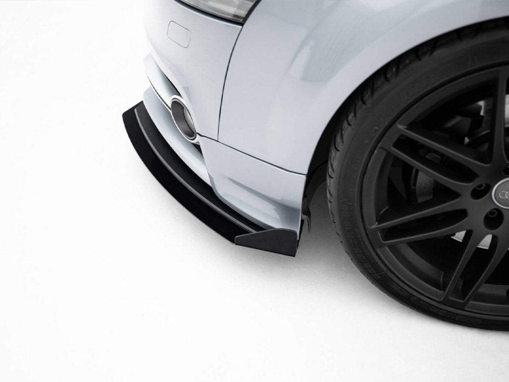 Street PRO Front Splitter + Flaps compatible with Audi TT S / TT S Line 8J Facelift