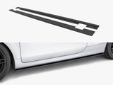 Street PRO Side Skirts Diffusers compatible with Audi TT S / TT S Line 8J Facelift