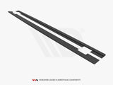Street PRO Side Skirts Diffusers compatible with Audi TT S / TT S Line 8J Facelift