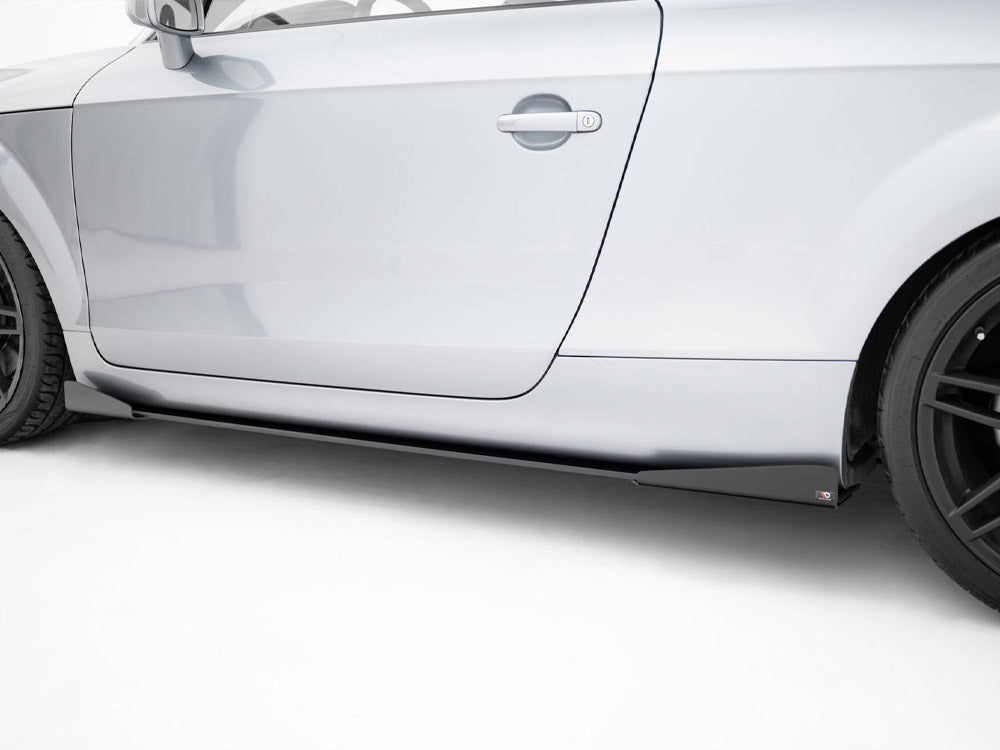 Street PRO Side Skirts Diffusers + Flaps compatible with Audi TT S / TT S Line 8J Facelift