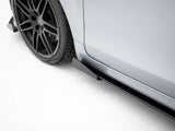 Street PRO Side Skirts Diffusers + Flaps compatible with Audi TT S / TT S Line 8J Facelift