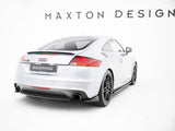 Central Rear Splitter compatible with Audi TT S Line 8J Facelift