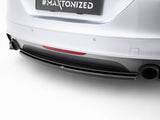 Central Rear Splitter compatible with Audi TT S Line 8J Facelift