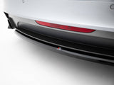 Central Rear Splitter compatible with Audi TT S Line 8J Facelift